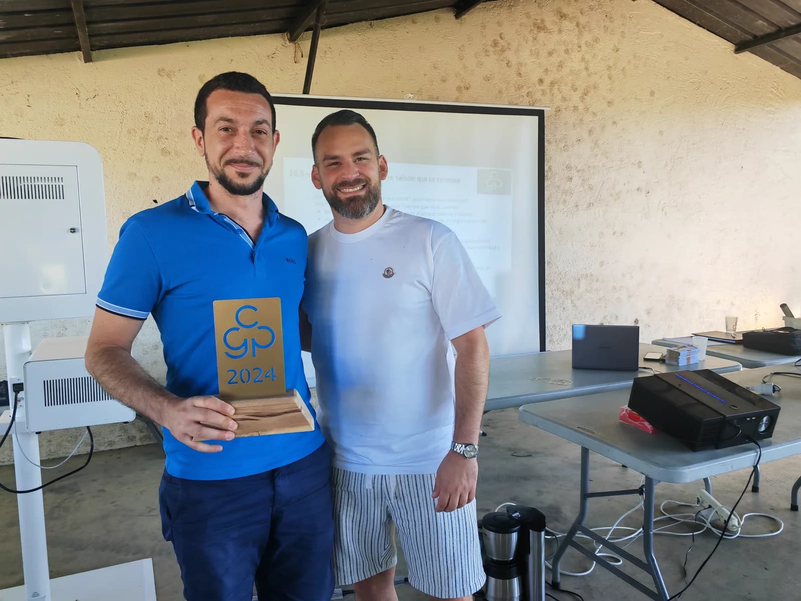Remise du trophée GCP 2024 lors de l'assemblée générale du club