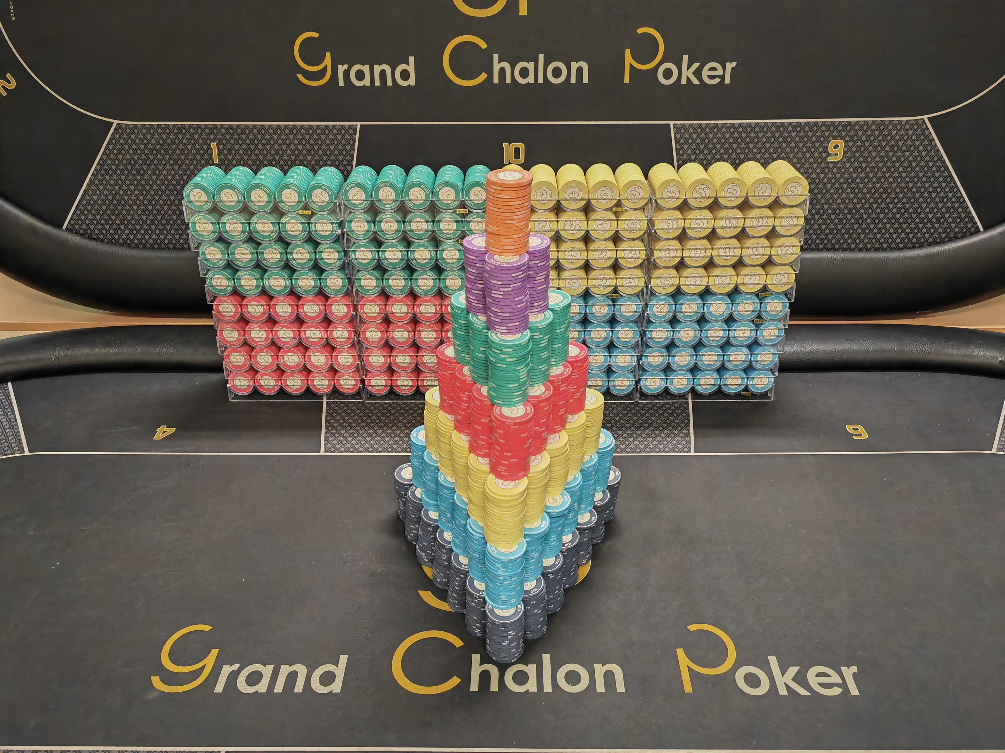 Jetons personnalisés Grand Chalon Poker